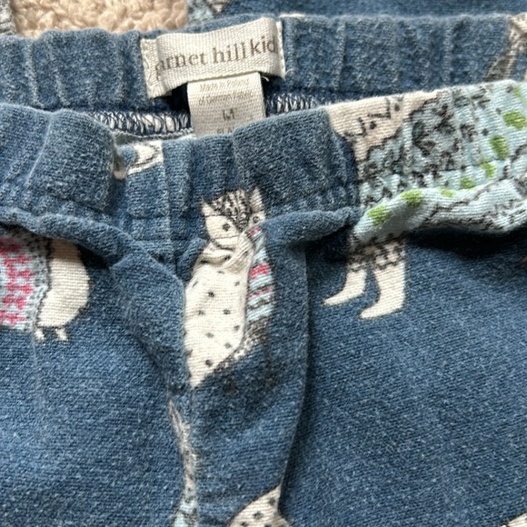 Garnet Hill Kids Cotton Flannel Pajama Pants M - Picture 2 of 2